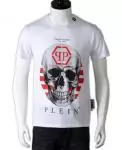 chaude t shirt philipp plein homme pas cher col rond de coton qp egg skull cheap